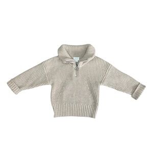 Jamie Kay Baby Knit Sweater with Zip Collar 6-12 months